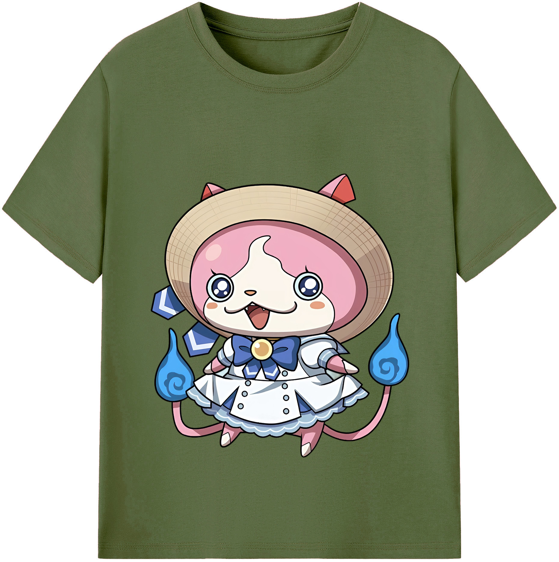 （画像用） 妖怪ウォッチ Yo-kai Watch 綿100％半袖Tシャツ（フロントプリント）